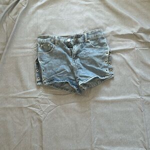 Denim shorts